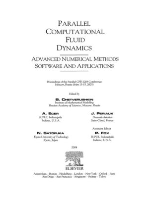 cover image of Parallel Computational Fluid Dynamics 2003